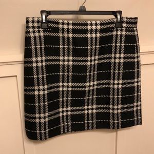 J Crew Factory Plaid Skirt